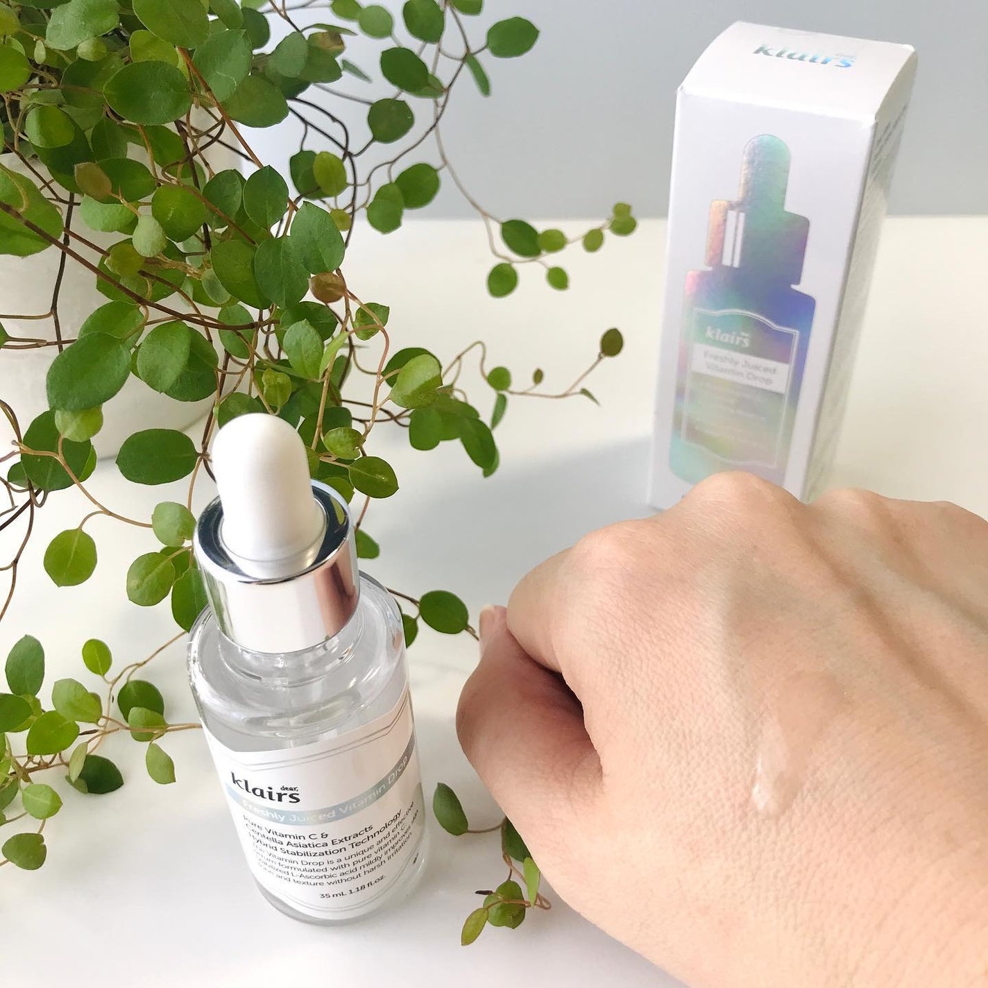 フレッシュリージュースドビタミンドロップ(35ml)/Klairs/美容液を使ったクチコミ(4枚目)