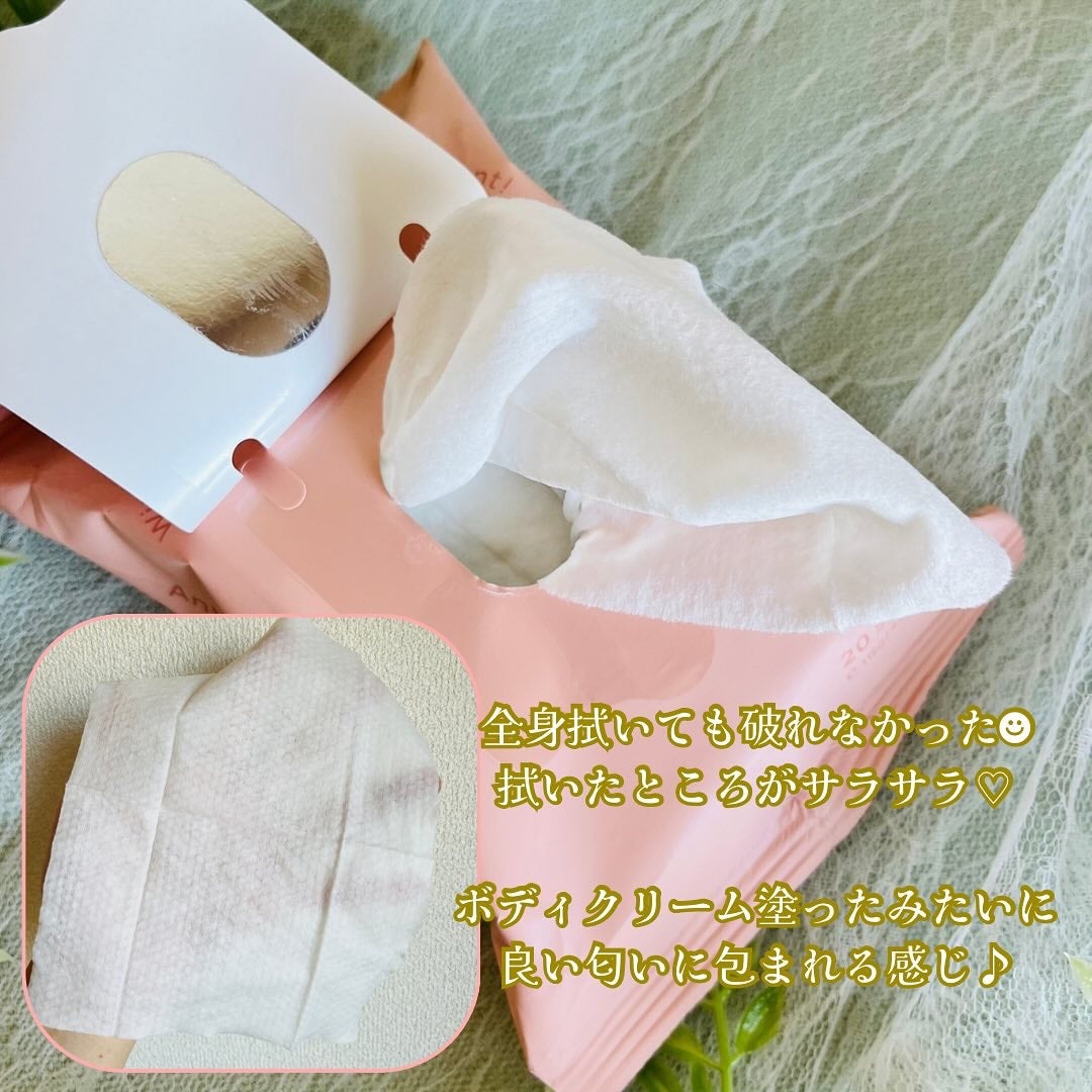 ジュライミー フレグランスパウダーシート フルブルーム/JUL7ME/ボディシートを使ったクチコミ(3枚目)