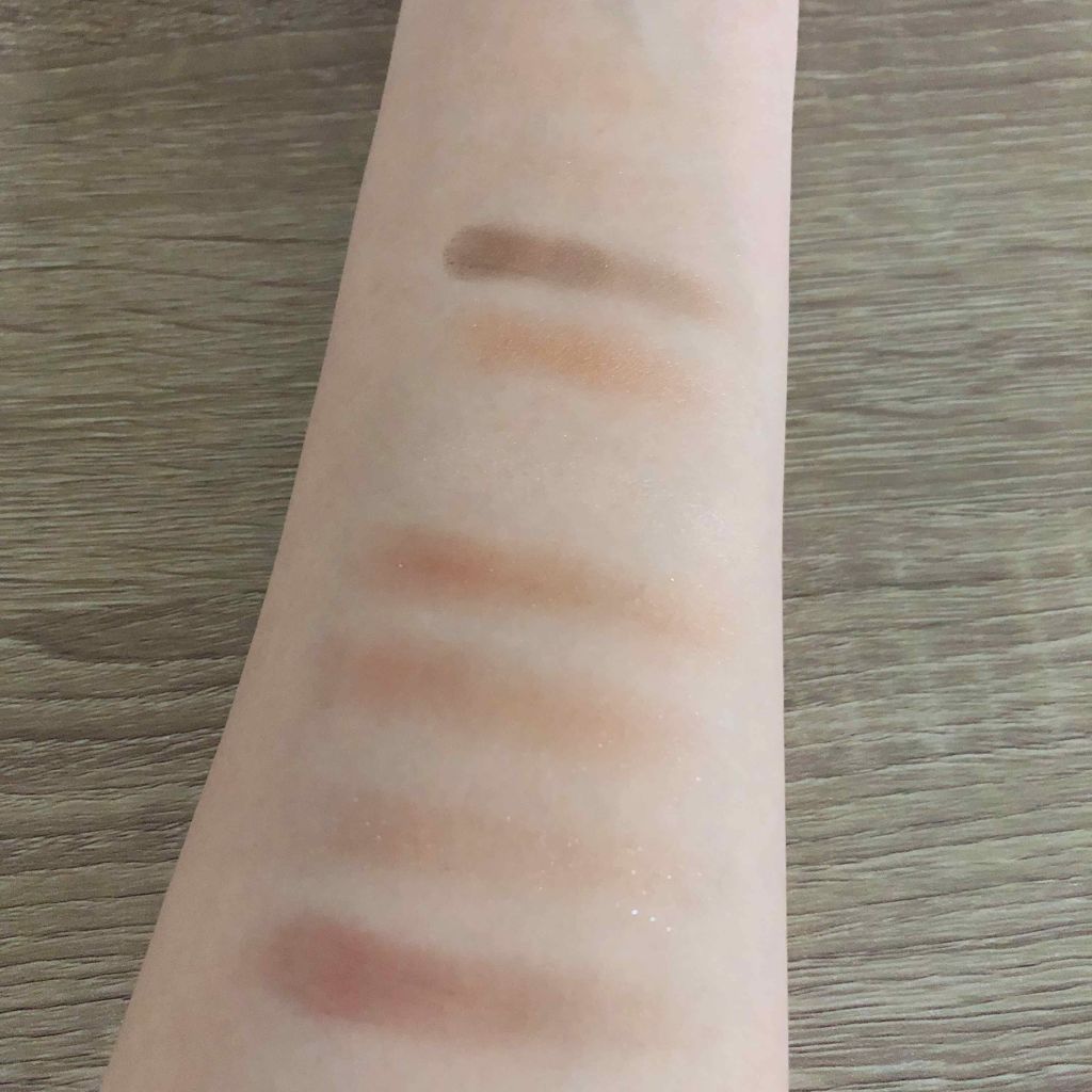 UR GLAM BLOOMING EYE COLOR PALETTE/U R GLAM/アイシャドウパレットを使ったクチコミ(3枚目)