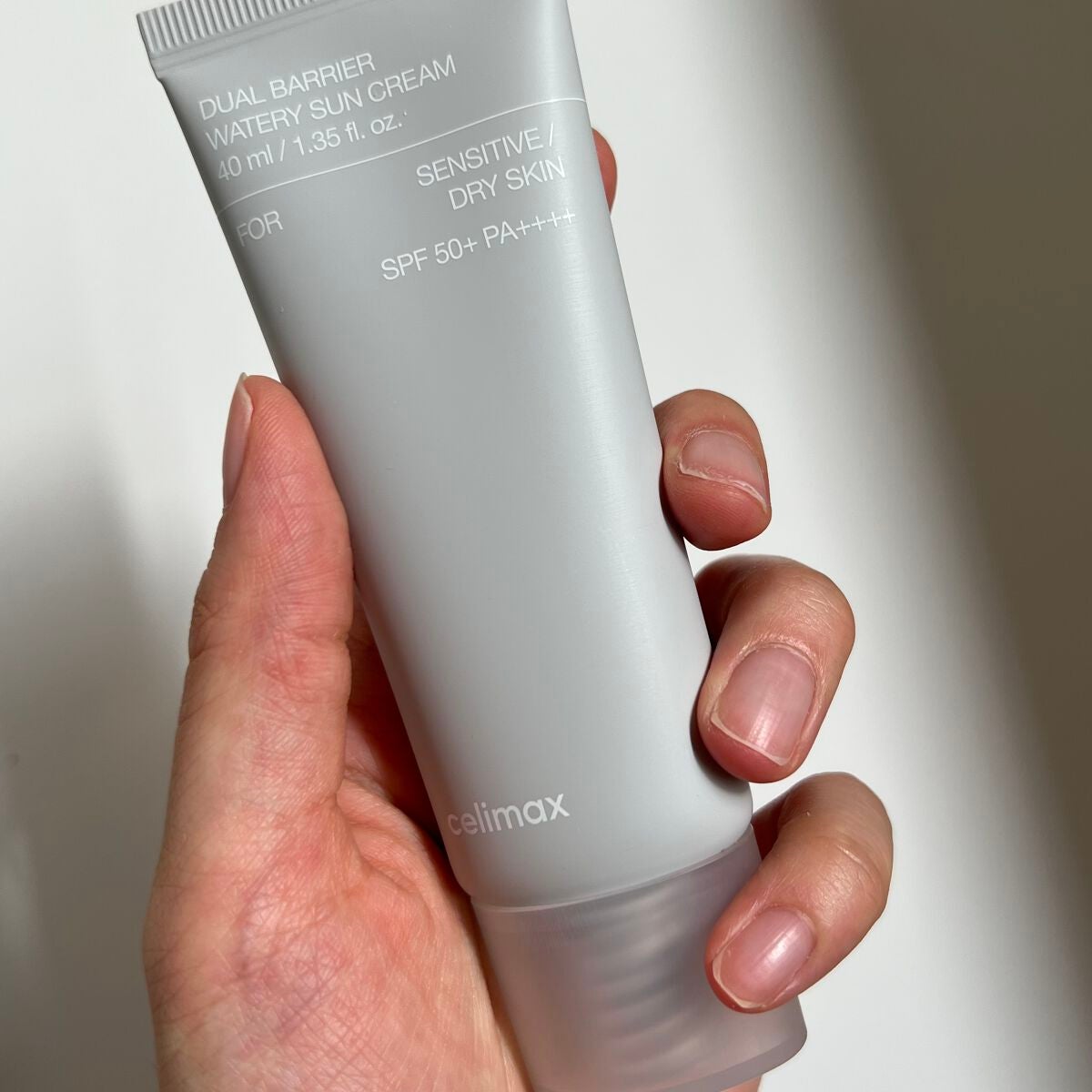 デュアルバリアウォータリーサンクリーム/celimax/日焼け止めクリームを使ったクチコミ(3枚目)