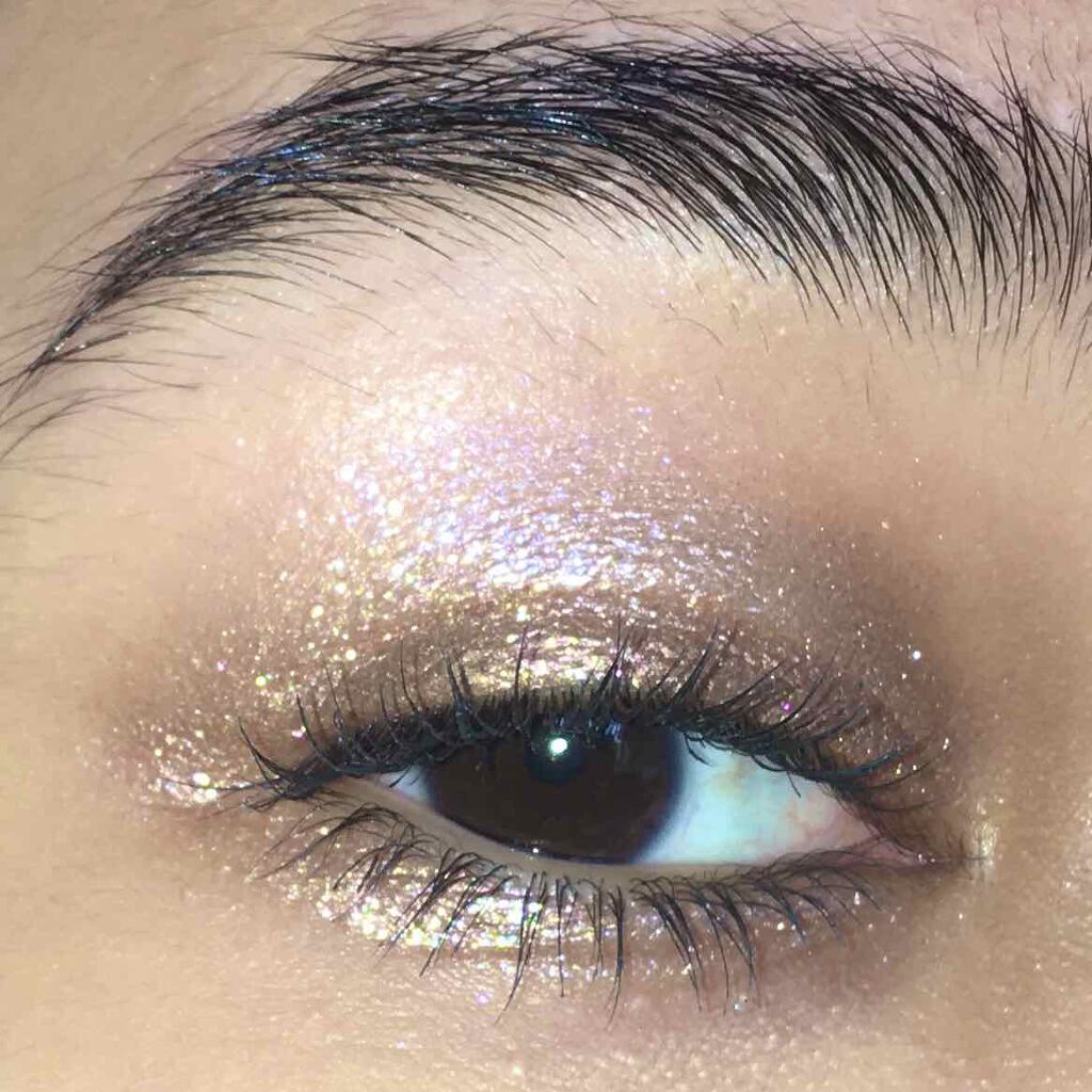 グリッタープリズム シャドウ/MISSHA/グリッターを使ったクチコミ（2枚目）