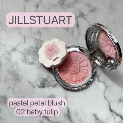 ジルスチュアート パステルペタル ブラッシュ/JILL STUART/パウダーチークを使ったクチコミ(1枚目)