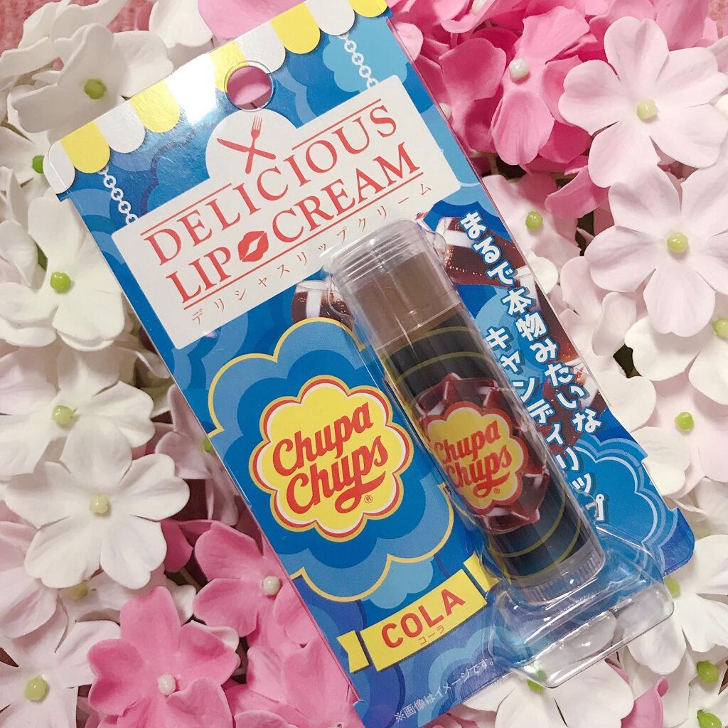 デリシャスリップクリーム Chupa Chups（チュッパチャプス） コーラの香り/デリシャスリップクリーム/リップクリームを使ったクチコミ（2枚目）