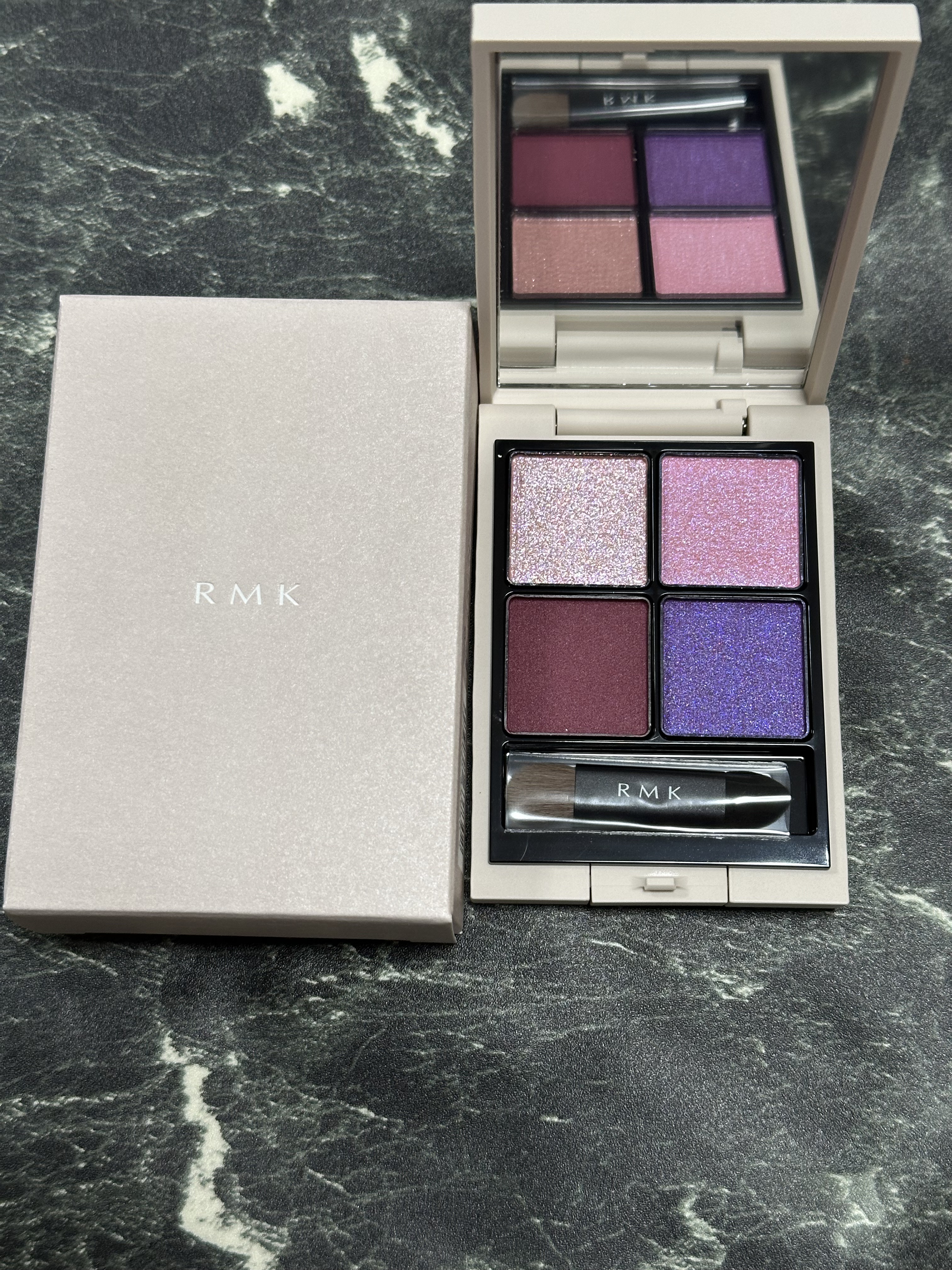 RMK シンクロマティック アイシャドウパレット/RMK/アイシャドウパレットを使ったクチコミ（2枚目）