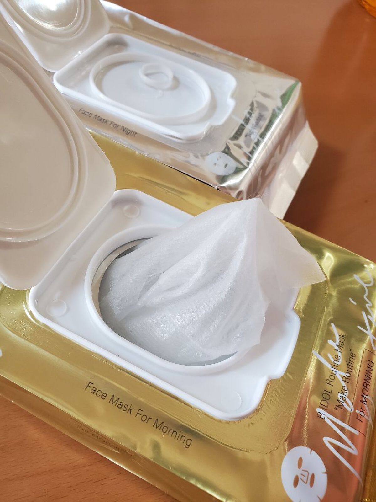 ルーティンマスク(メイクルーティン)/b idol/シートマスク・パックを使ったクチコミ（3枚目）