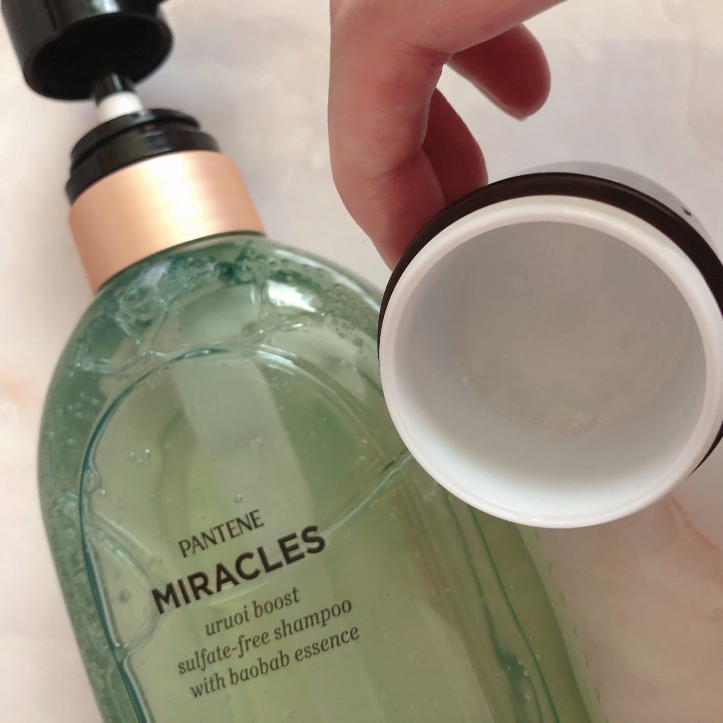 ミラクルズ うるおいブースト シャンプー/トリートメント/パンテーン/市販シャンプーを使ったクチコミ(4枚目)