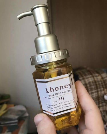 サクラ ディープモイスト ヘアオイル/&honey/ヘアオイルを使ったクチコミ（1枚目）