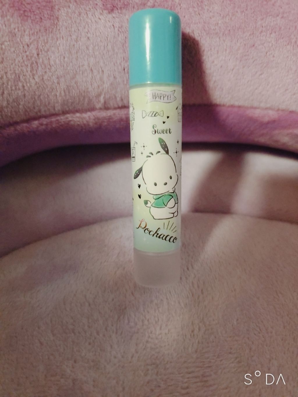 薬用リップ ポチャッコ グリンティーの香り/ドン・キホーテ/リップグロスを使ったクチコミ(2枚目)