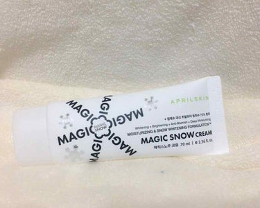 MAGIC SNOW CREAM/APRILSKIN/フェイスクリームを使ったクチコミ（1枚目）