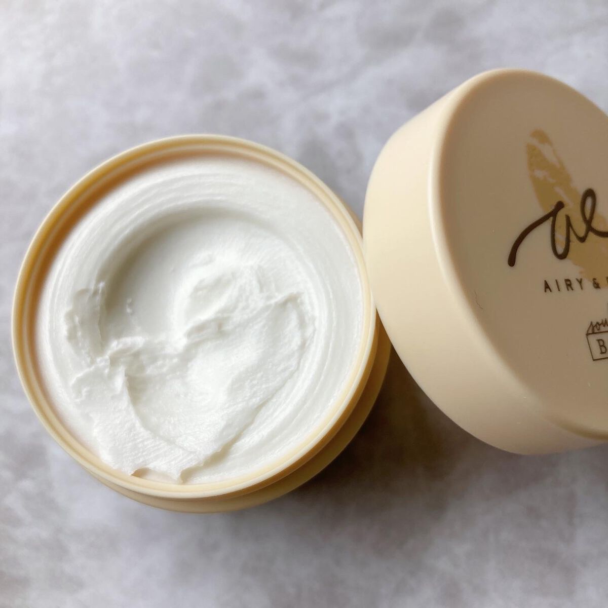 エアリー&イージー スフレヘアバームのクチコミ「＼瞬間こなれニュアンスが叶う🕊／

AIRY＆EASY（スフレヘアバーム）

ふわツヤ仕上げの.....」（2枚目）