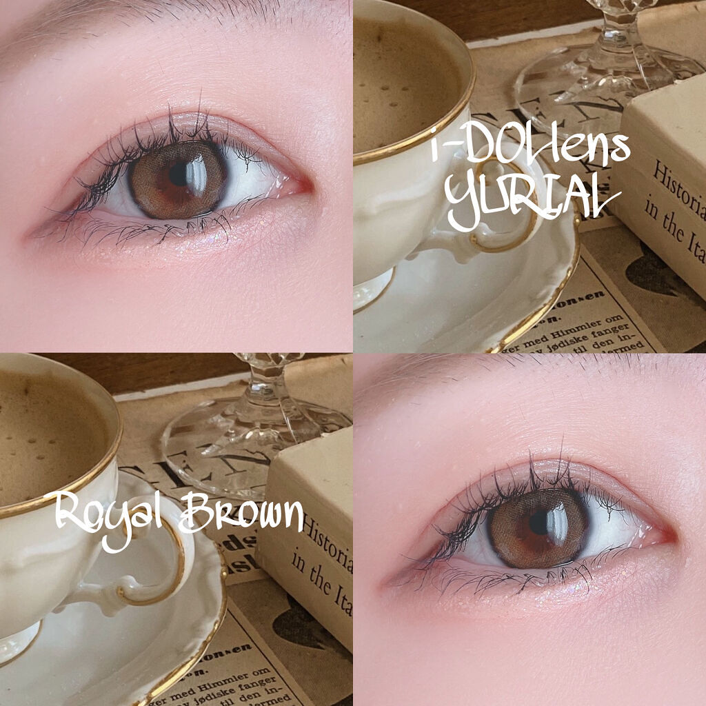 YURIAL Monthly/i-DOL/カラーコンタクトレンズを使ったクチコミ（1枚目）