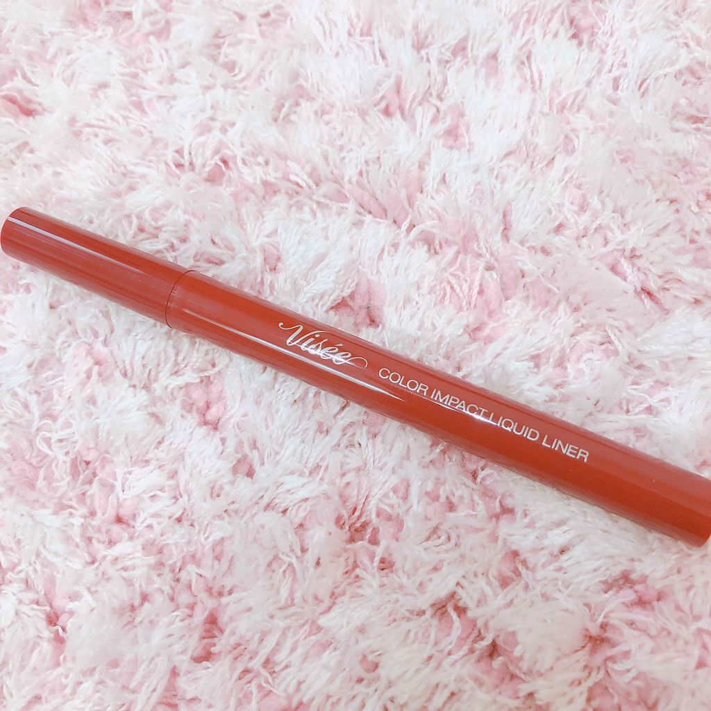 カラーインパクト リキッドライナー RD440 バーガンディ/Visée/リキッドアイライナーを使ったクチコミ（1枚目）