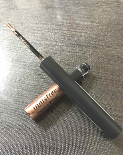トゥインクル グリッター/innisfree/リキッドアイライナーを使ったクチコミ(1枚目)