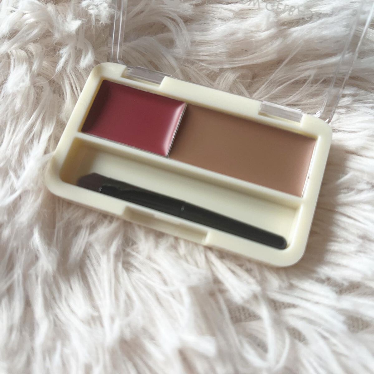 ＆.眉ジェルベース ピンクブラウン/DAISO/その他アイブロウを使ったクチコミ（3枚目）