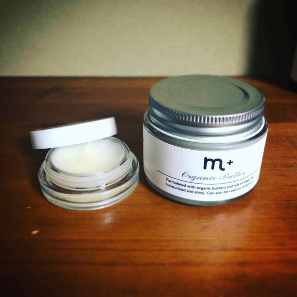 エムプラスオーガニックバター/クロバーコーポレーション/ヘアバームを使ったクチコミ(1枚目)