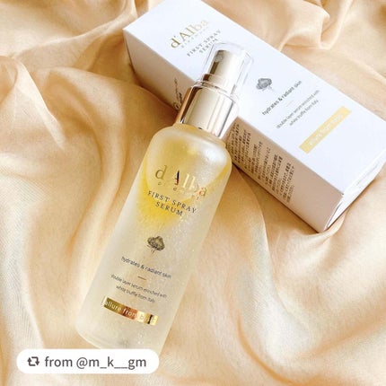 ダルバ ホワイトトリュフファーストスプレーセラム/ダルバ/ミスト状化粧水を使ったクチコミ(1枚目)