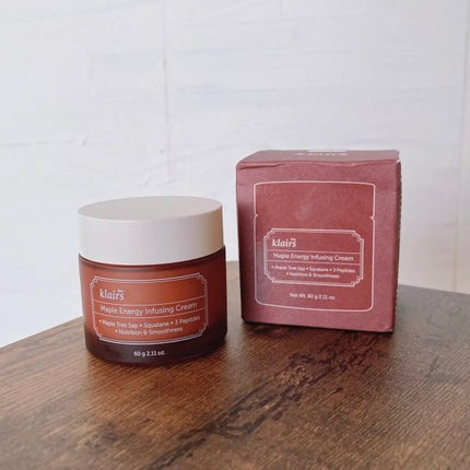 メープルエナジーインフュージングクリーム/Klairs/フェイスクリームを使ったクチコミ(1枚目)