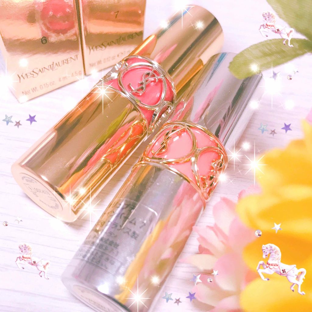 ルージュ ヴォリュプテ シャイン/YVES SAINT LAURENT BEAUTE/口紅を使ったクチコミ(1枚目)