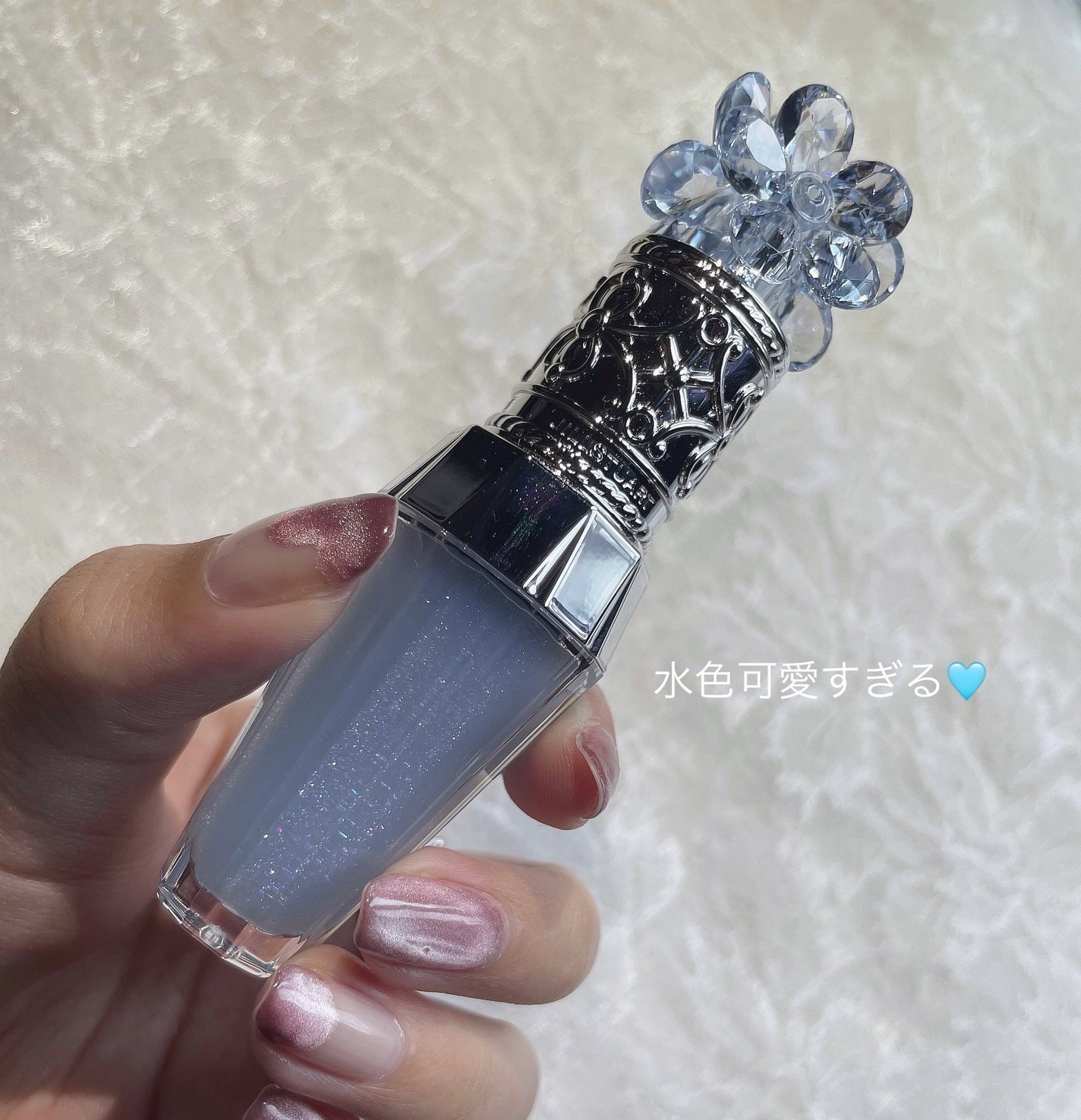 ジルスチュアート サムシングピュアブルー リップブーケ セラム/JILL STUART/リップ美容液を使ったクチコミ(5枚目)