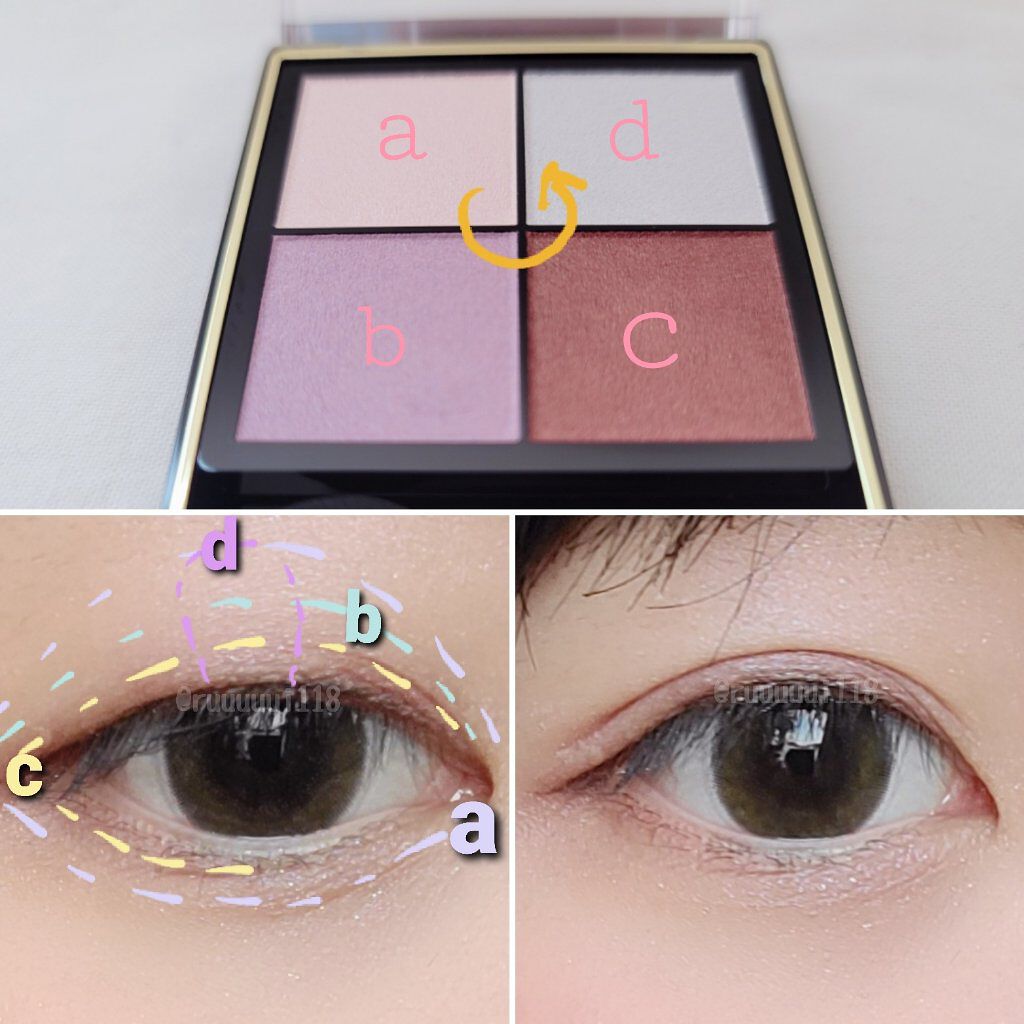 リアルクローズシャドウ/excel/アイシャドウパレットを使ったクチコミ（3枚目）