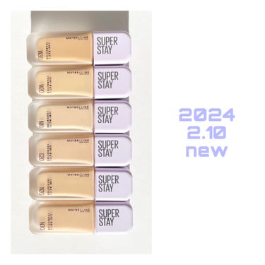 MAYBELLINE NEW YORK SPステイ ルミマット リキッド ファンデーションのクチコミ「
🎀2024.2.10.new🎀

🎀  MAYBELLINE NEW YORK 
　　スーパ.....」（2枚目）