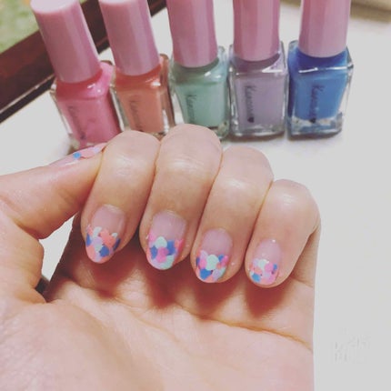 #セルフネイル,#マニキュアネイル,#週末ネイル,#休日ネイルのネイルデザイン