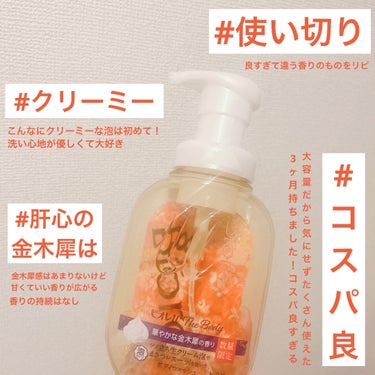 ザ ボディ 泡タイプ ボディウォッシュ 金木犀の香り 本体 540ml/ビオレu/ボディソープの画像