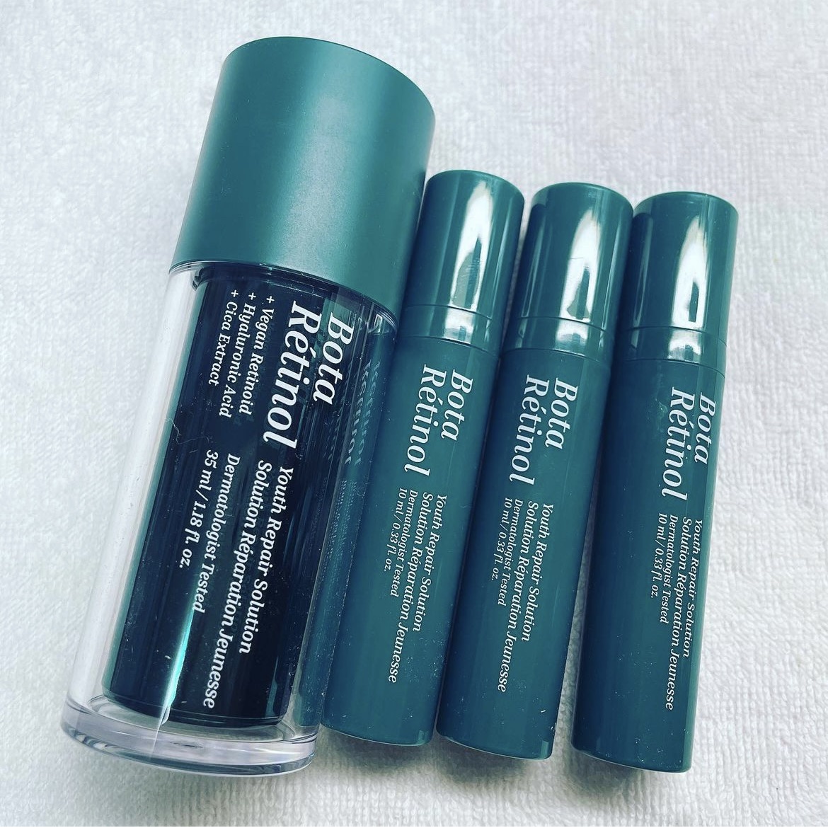 ボタレチノールユースリペアソリューションセット/ENPRANI（韓国）/美容液を使ったクチコミ（3枚目）