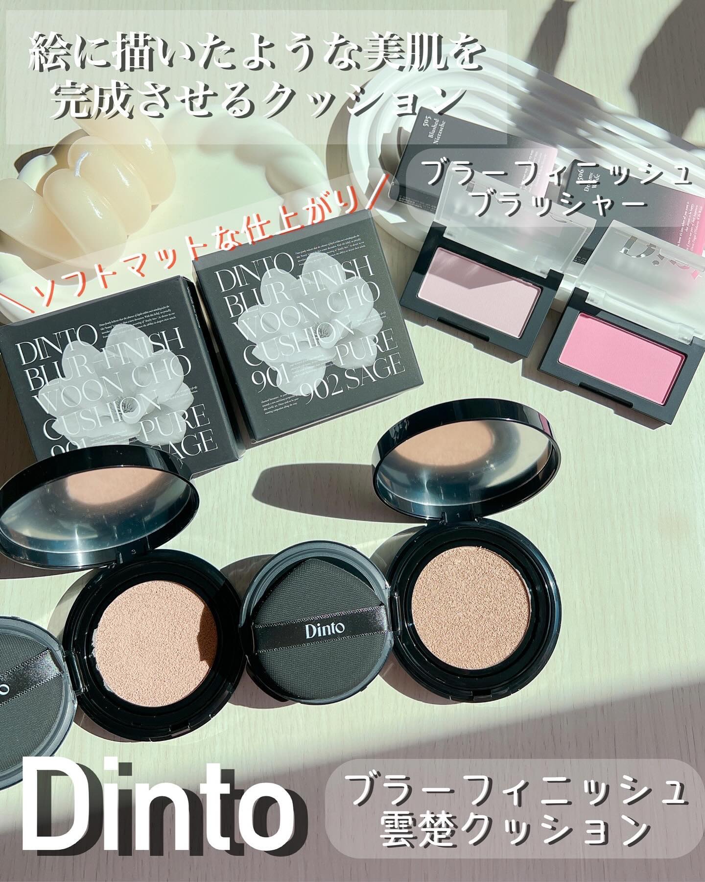 ブラーフィニッシュ雲楚クッション/Dinto/クッションファンデーションを使ったクチコミ（1枚目）