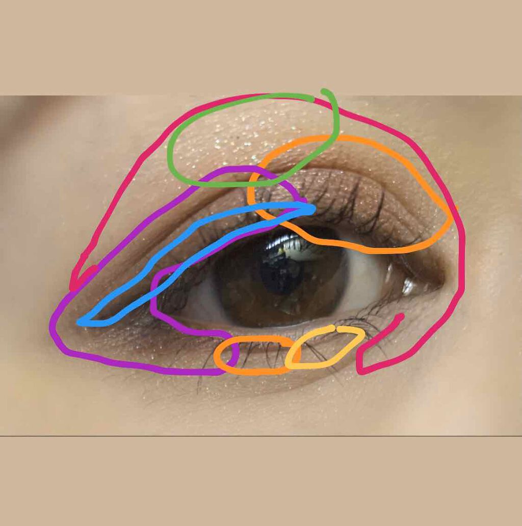 プレイカラー アイシャドウ/ETUDE/アイシャドウパレットを使ったクチコミ（3枚目）