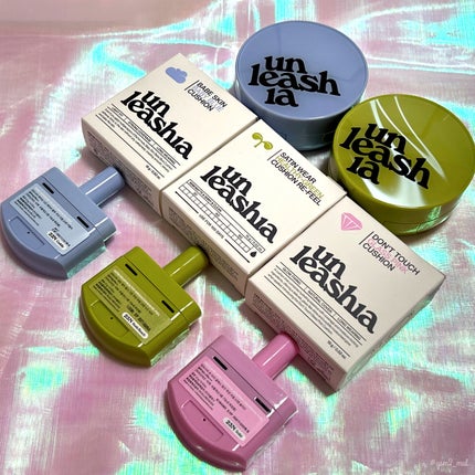 サテンウエアヘルシーグリーンクッション/unleashia/クッションファンデーションを使ったクチコミ(9枚目)