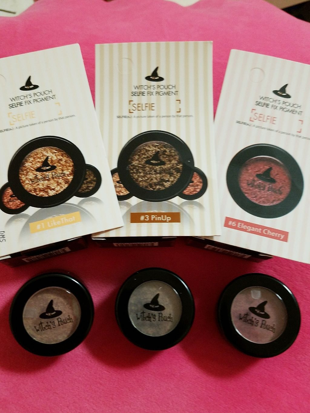 セルフィーフィックスピグメント/Witch's Pouch/単色アイシャドウを使ったクチコミ（1枚目）