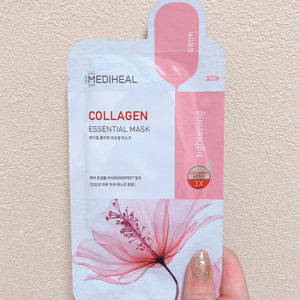 i2(実は元美容部員) on LIPS 「メディヒール コラーゲン シートマスク ヒーリングピーチみたい..」(1枚目)