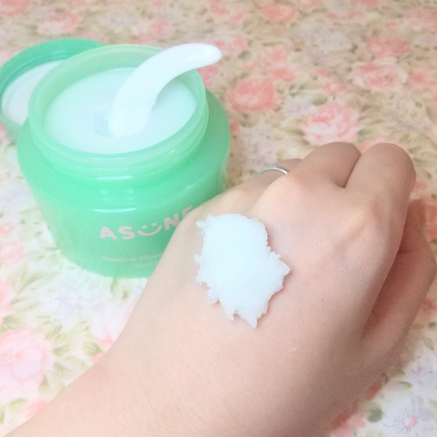 バンブークレンジングバーム/ASUNE /クレンジングバームを使ったクチコミ(4枚目)