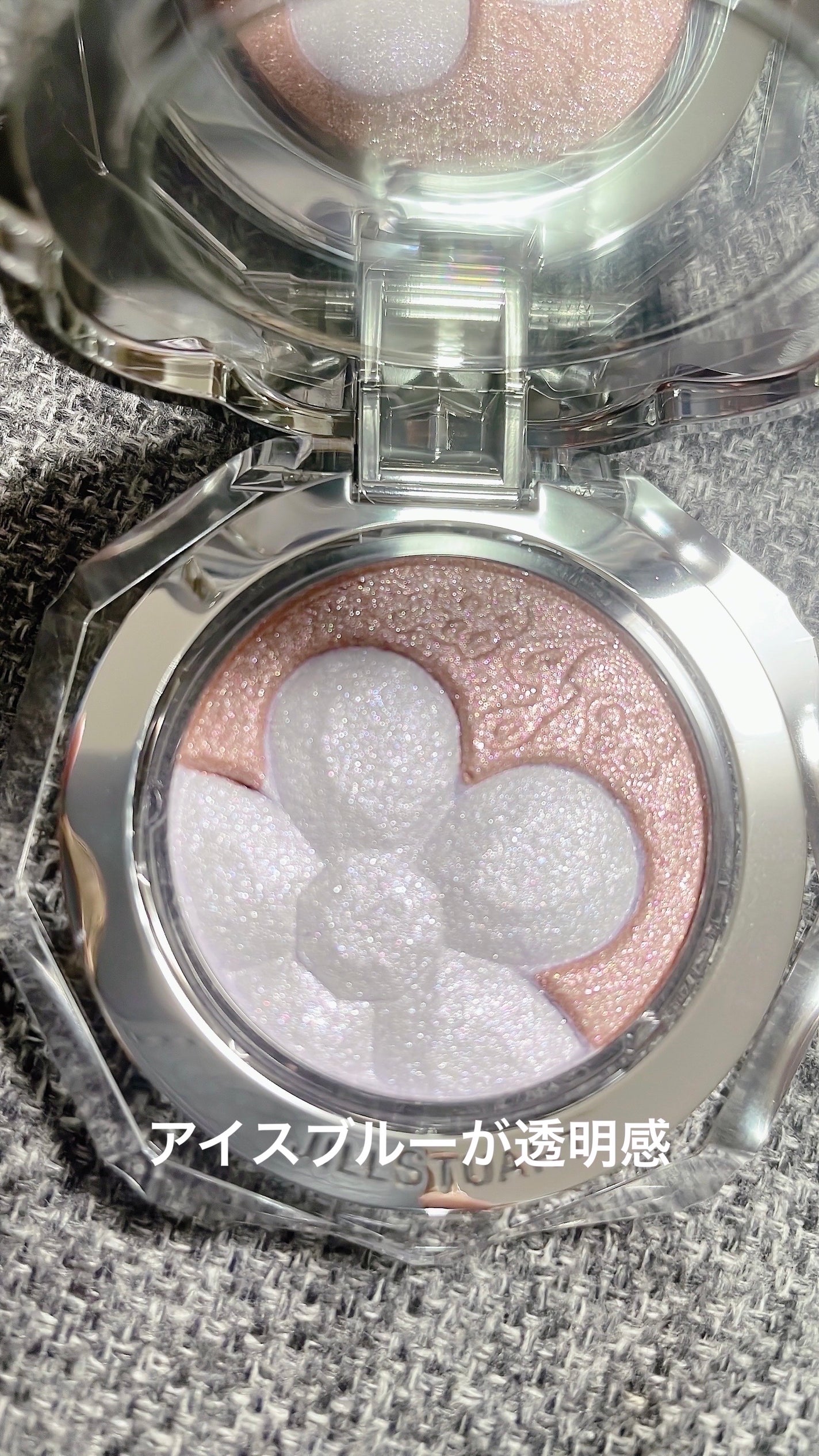 ジルスチュアート クリスタルブルーム ペタルクチュールアイズ デュオ/JILL STUART/アイシャドウパレットを使ったクチコミ(3枚目)