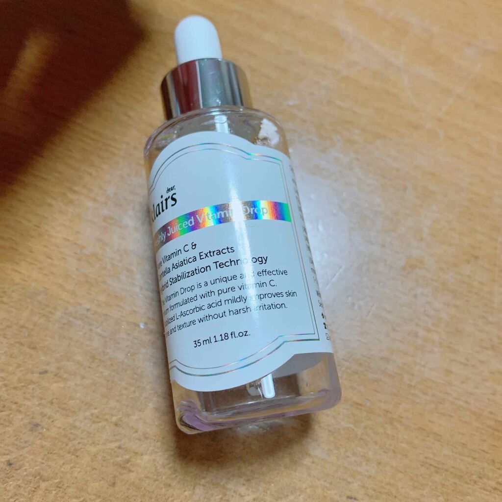 フレッシュリージュースドビタミンドロップ(35ml)/Klairs/美容液を使ったクチコミ（2枚目）