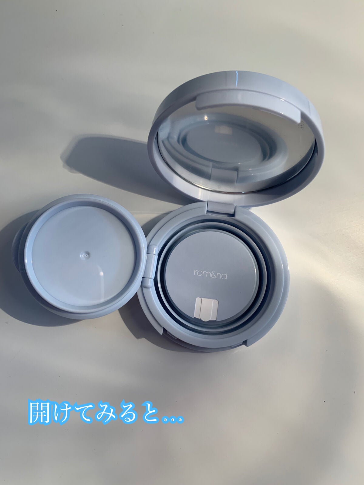 ベアウォータークッション/rom&nd/クッションファンデーションを使ったクチコミ(5枚目)