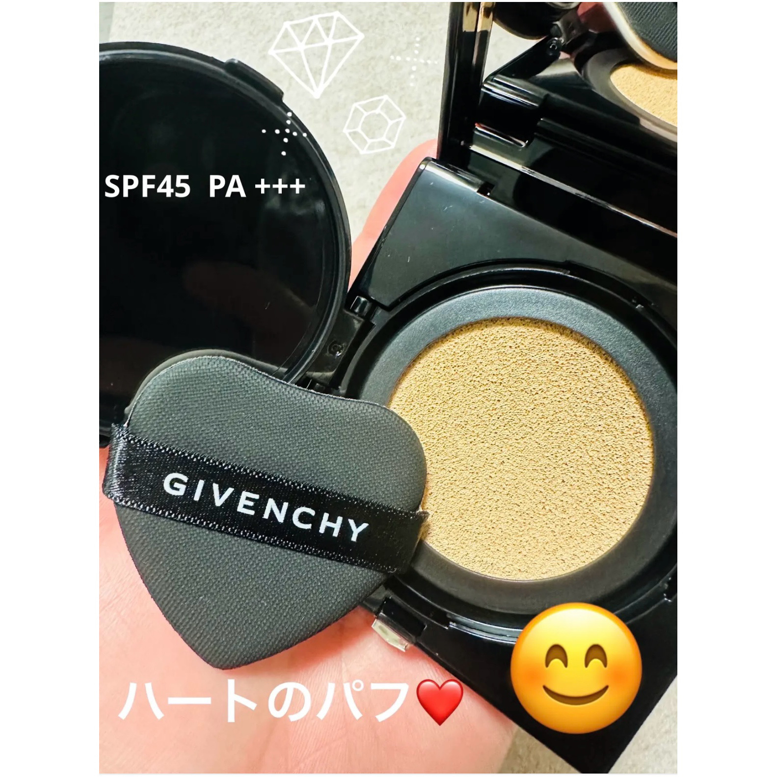 プリズム・リーブル・スキンケアリング・グロウ・クッション 1-N95	/GIVENCHY/クッションファンデーションを使ったクチコミ（3枚目）