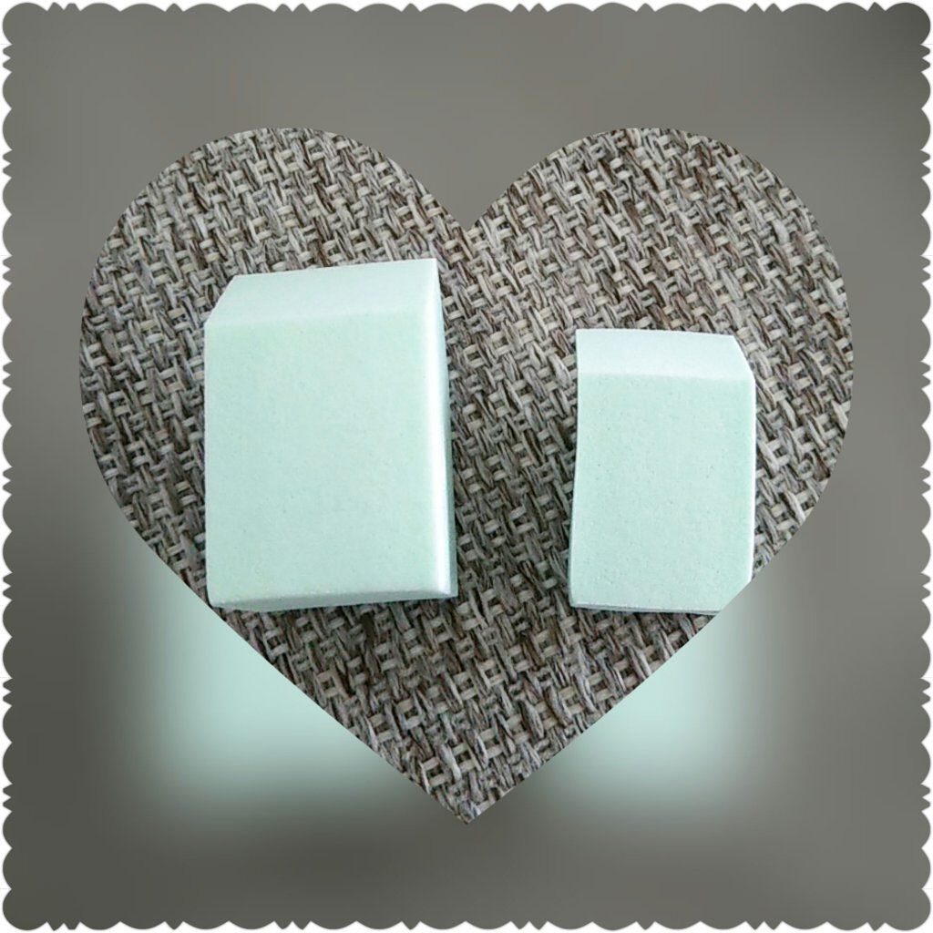 メイクアップスポンジ バリューパック ハウス型 14個/DAISO/パフ・スポンジを使ったクチコミ(3枚目)