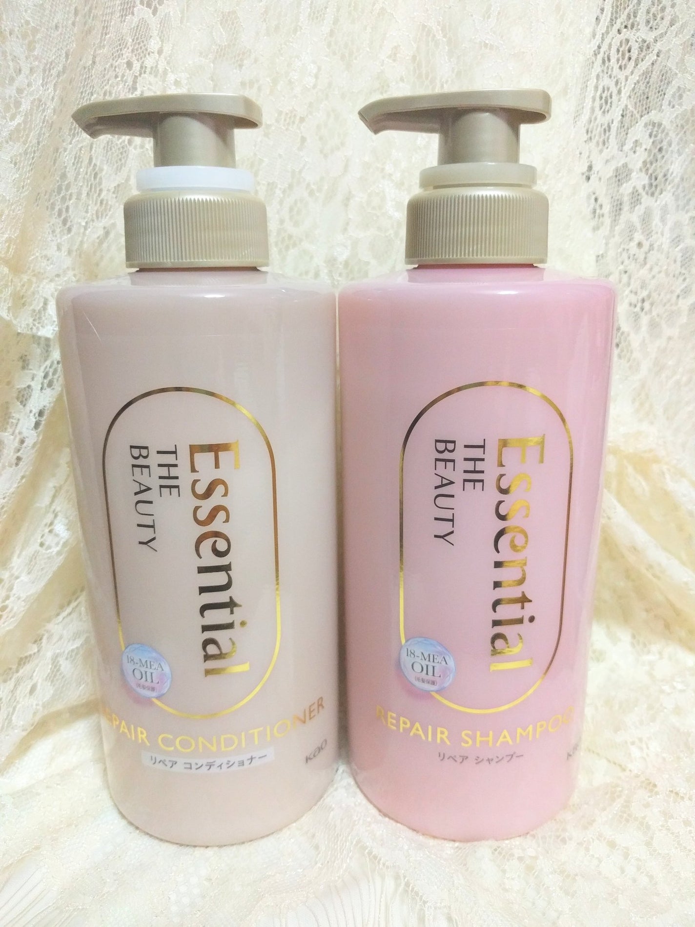 ザビューティ リペアシャンプー・コンディショナー/エッセンシャル/市販シャンプーを使ったクチコミ(1枚目)