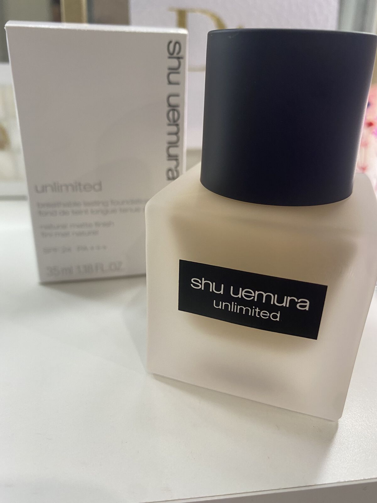（旧）アンリミテッド ラスティング フルイド/shu uemura/リキッドファンデーションを使ったクチコミ（1枚目）