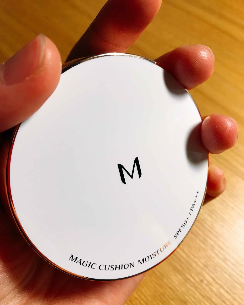 M クッション ファンデーション(モイスチャー)/MISSHA/クッションファンデーションを使ったクチコミ（1枚目）