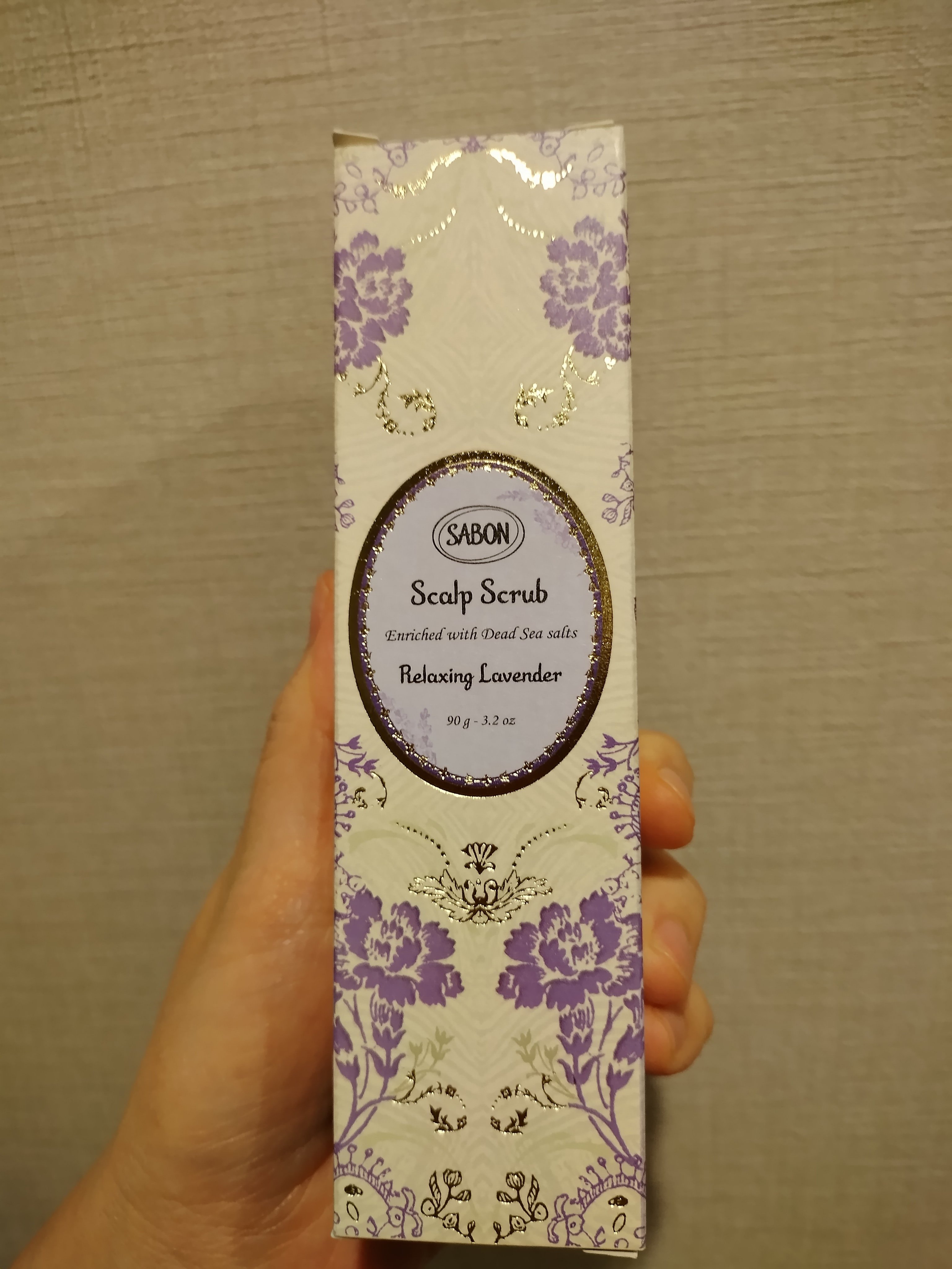 ヘッドスクラブ リラクシング(ラベンダー)/SABON/ヘッドスクラブを使ったクチコミ（2枚目）