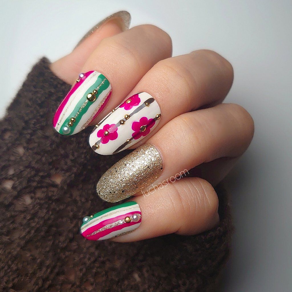 Somptueux(ソンプチュー) ネイルポリッシュ ST-NP-15/DAISO/マニキュアを使ったクチコミ（2枚目）