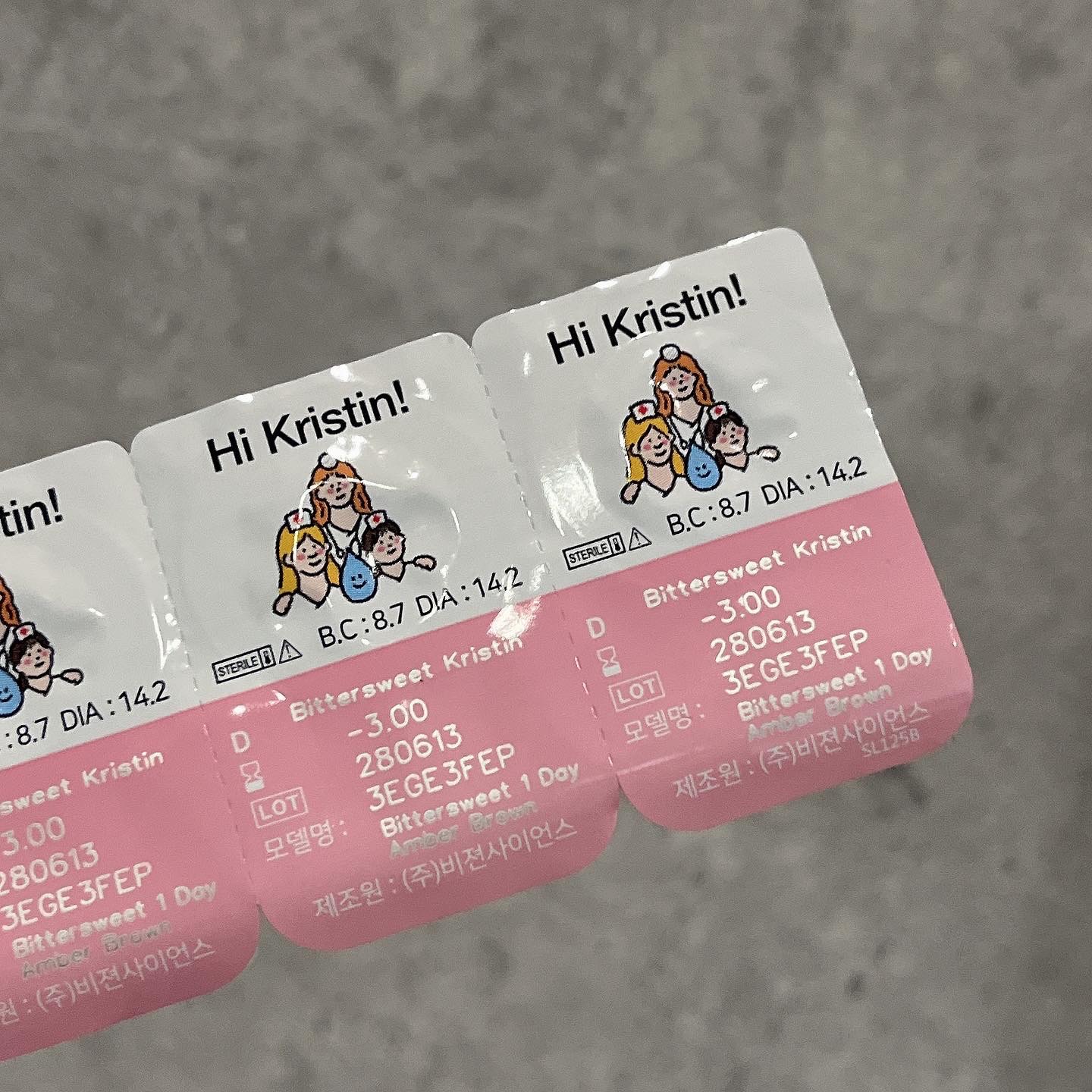 ビタースイートクリスティン/Hapa kristin/カラーコンタクトレンズを使ったクチコミ（2枚目）