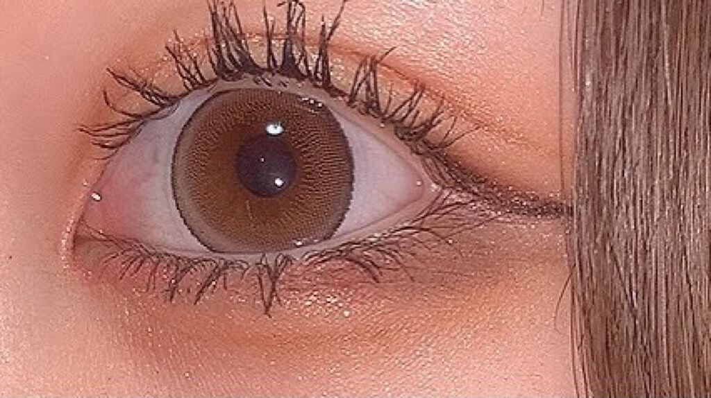 ハニードロップス ベイビーブラウン/HONEY DROPS/カラーコンタクトレンズを使ったクチコミ（2枚目）