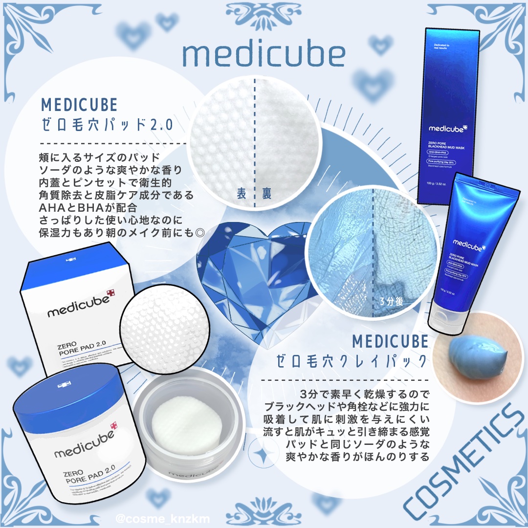 ゼロ毛穴パッド 2.0/MEDICUBE/トナーパッドを使ったクチコミ（2枚目）