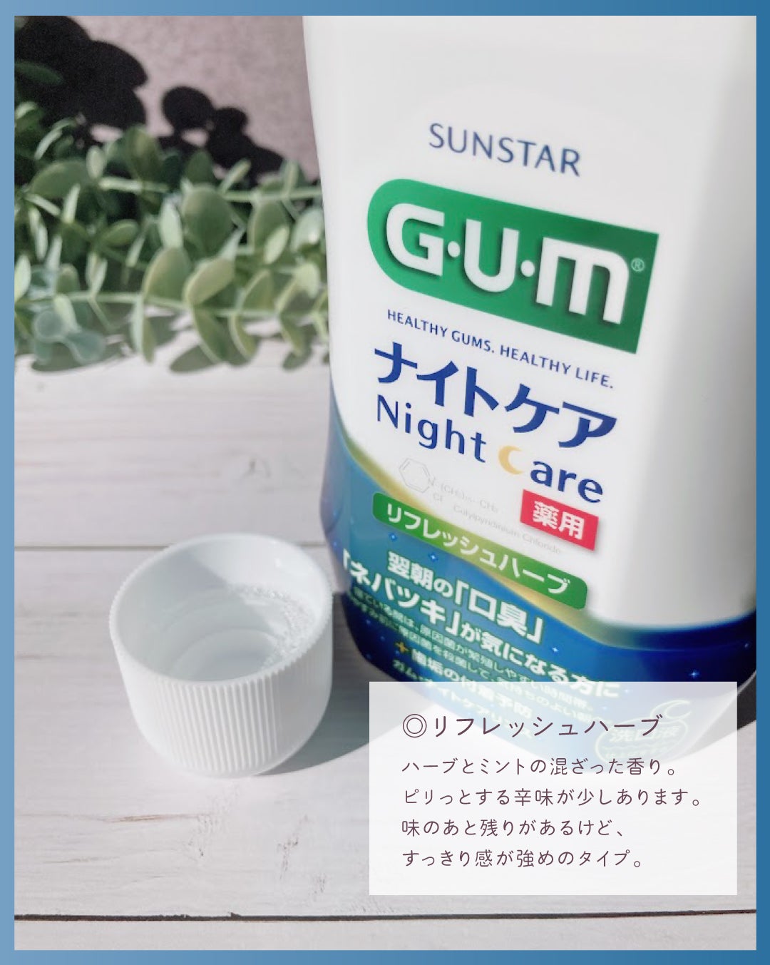 デンタルリンス ナイトケア/GUM/マウスウォッシュ・スプレーを使ったクチコミ(3枚目)