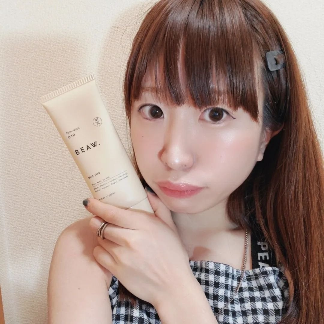 フェイスウォッシュ019 ピンククレイ/BEAW./洗顔フォームを使ったクチコミ(4枚目)