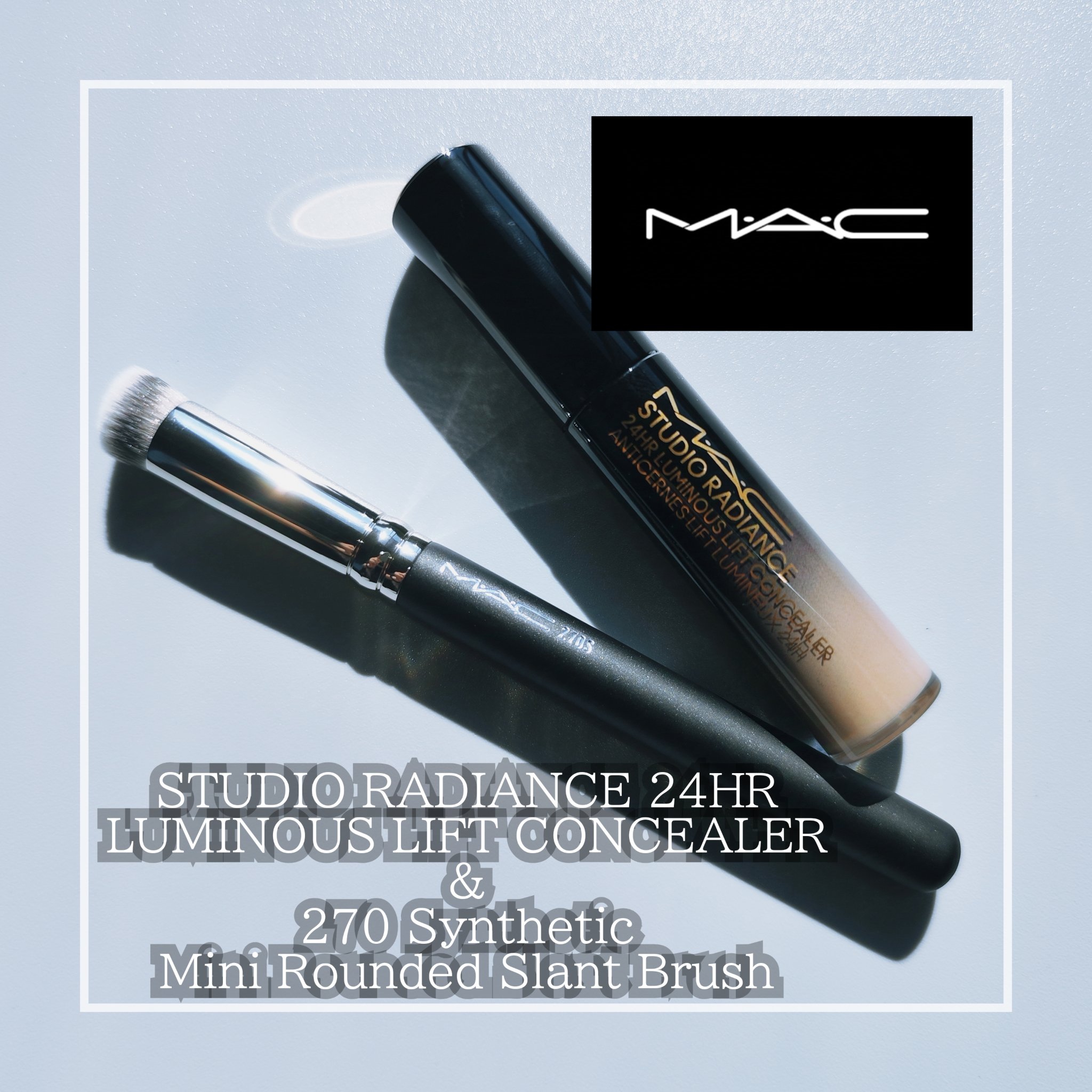 #270S ミニ ラウンド スラント ブラシ/M・A・C/メイクブラシを使ったクチコミ（1枚目）